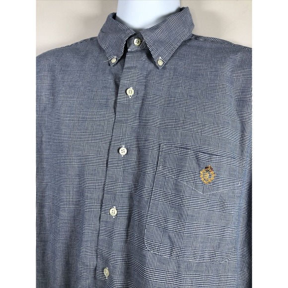 Lauren Ralph Lauren Men's Long Sleeve Button Down Royal Crest Decal Size L - Picture 6 of 10